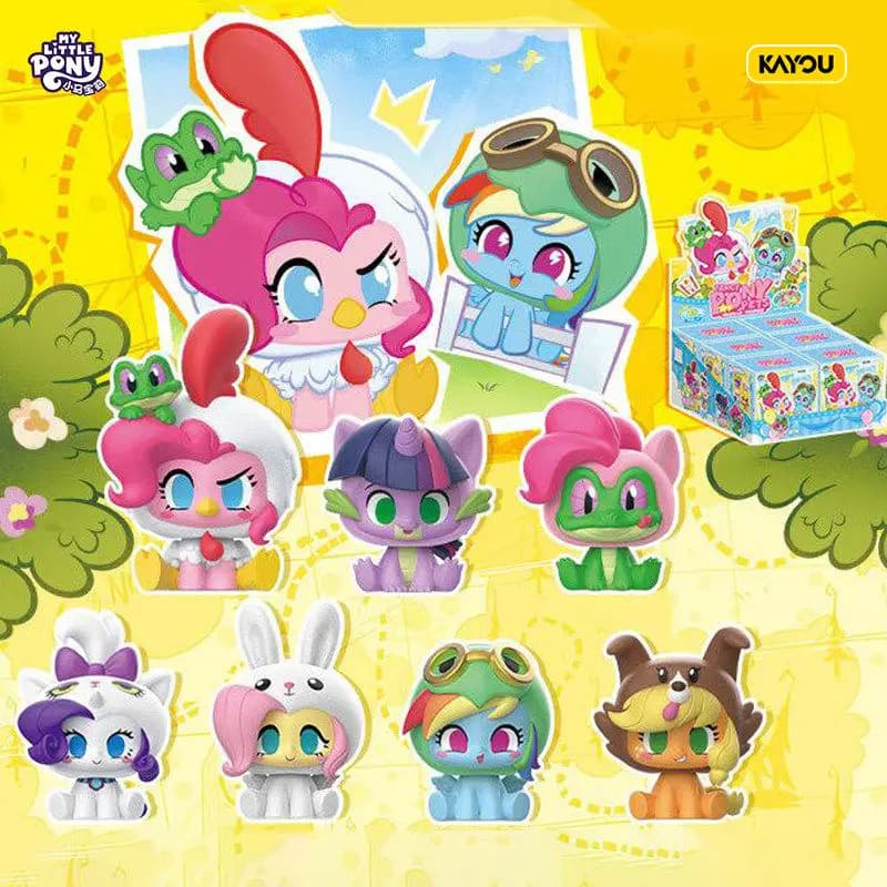 Gioco di carte Little Ma Baoli Click Mini Doll Blind Box, Prima Edizione, Ciondolo da appendere, Articoli anime