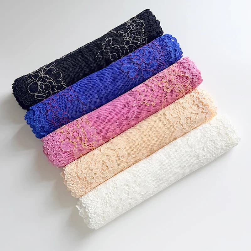 23CM Black/White Elastic Lace Brocade Ammonia Underwear Clothing Dress Home Accessories