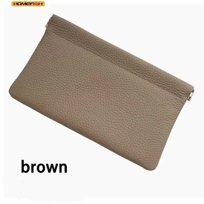 Borsa portaoggetti Homefish in pelle PU per portafoglio lungo, porta passaporto, patente di guida, porta documenti, porta cavi dati, borsa per cosmetici per donna e uomo