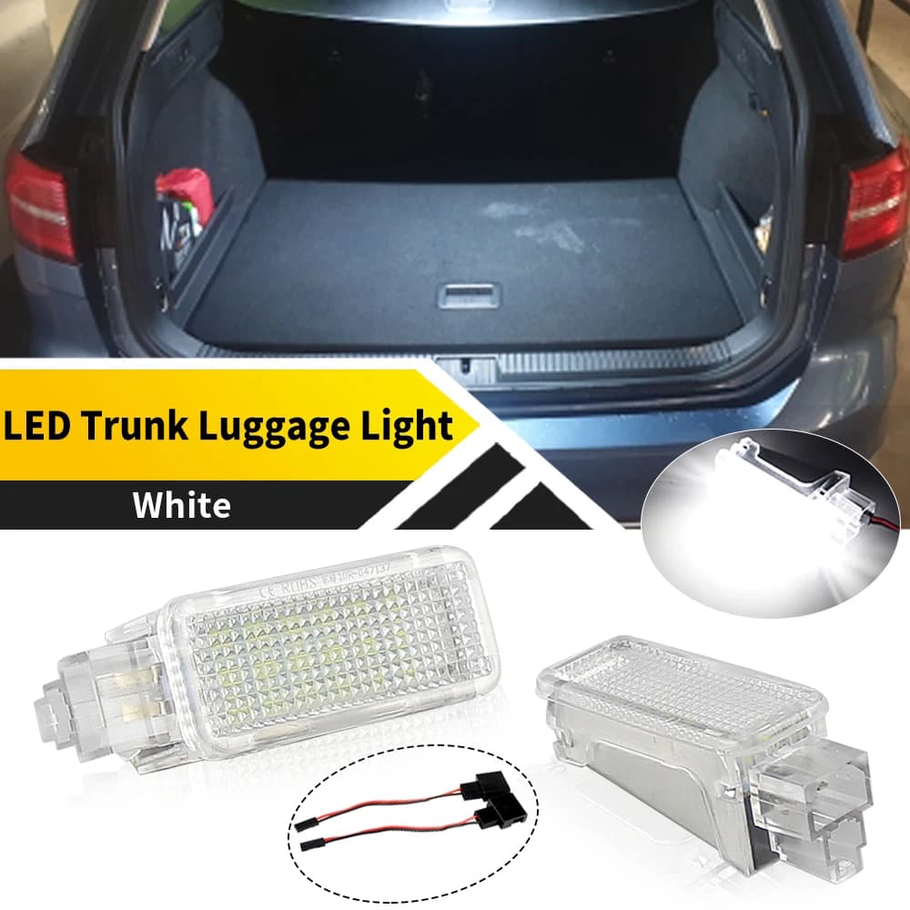 1PC/2PC LED Tronco Luci di Avvio Lampada Bianca Per Octavia II (1Z) 4D 2004-up Per Roomster 2D/5D 2006-up Led vano bagagli luce