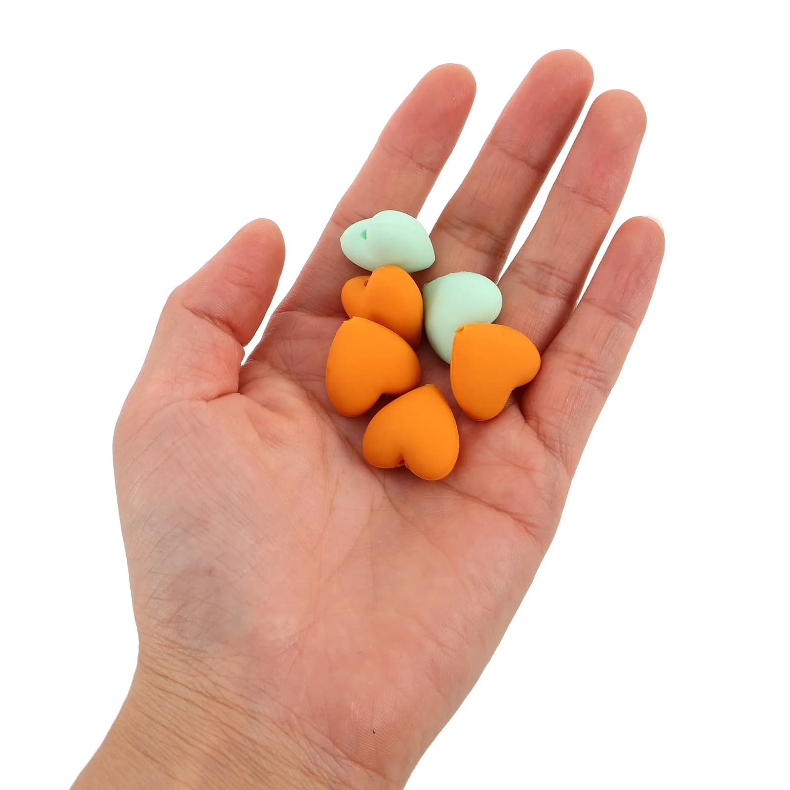 12 Pezzi Fermacucito in Silicone a Forma di Cuore, Tappi per Ferma Uncinetto da 3mm, Simpatici Fermacucito per Maglioni, Sciarpe, Fai da Te, Artigianato, Quilting, Cucito