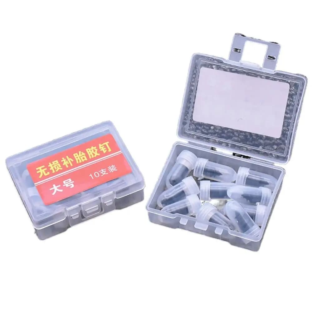 20 pezzi set di riparazione pneumatici in gomma durevole vuoto riparazione universale chiodi per pneumatici senza camera d'aria pratico chiodo di tenuta tubeless per auto per bici