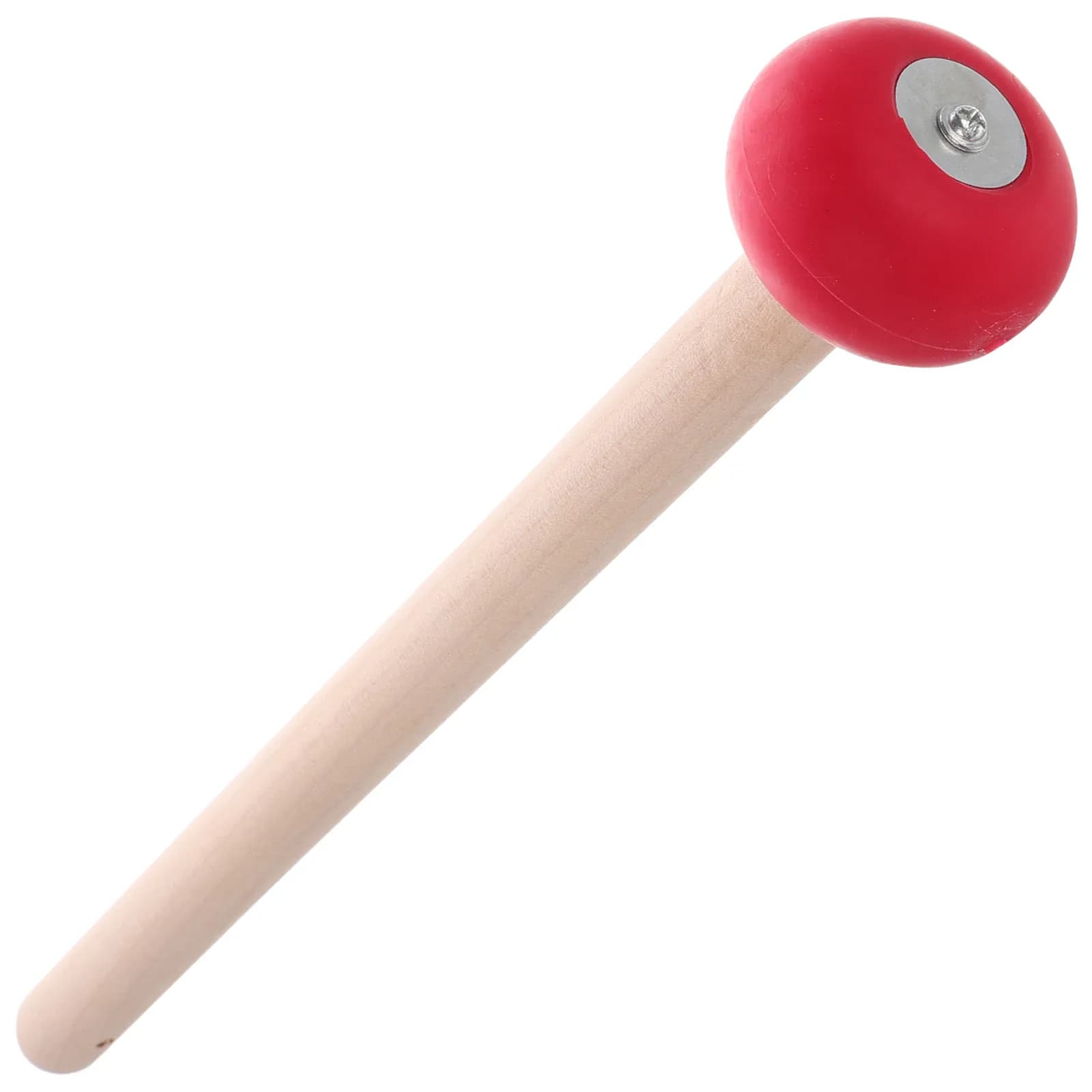 Traditional Chinese Wooden Mallet Rubber Tip Gong Mallet for Percussion Drums Xylophone Chimes Bell Singing Bowl Comfortable