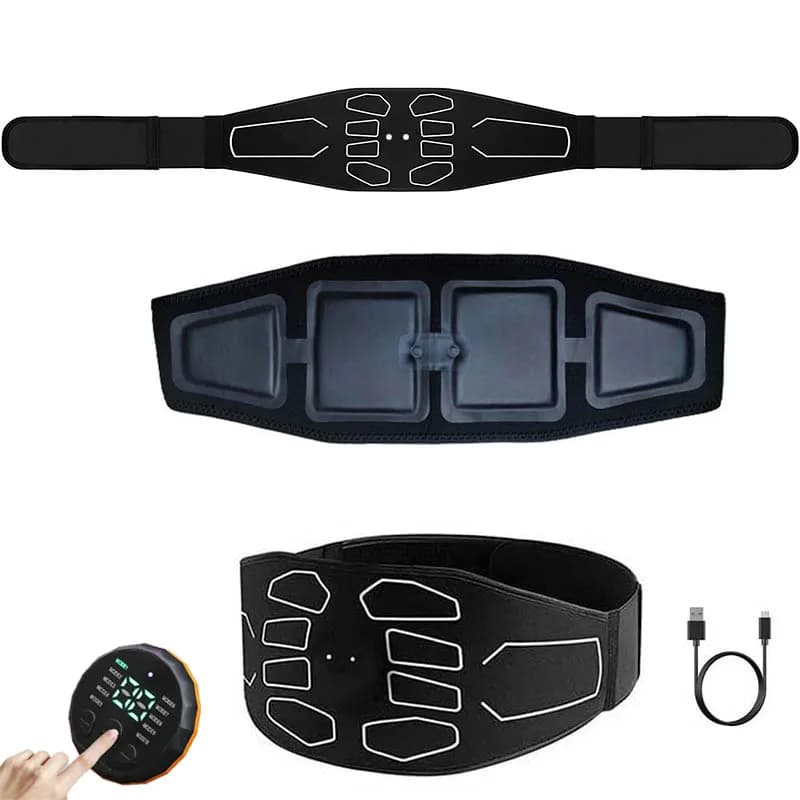 120cm Abdominal Massage Waist Belt Fitness Equipment Muscle Tonic Training of abdominal muscles