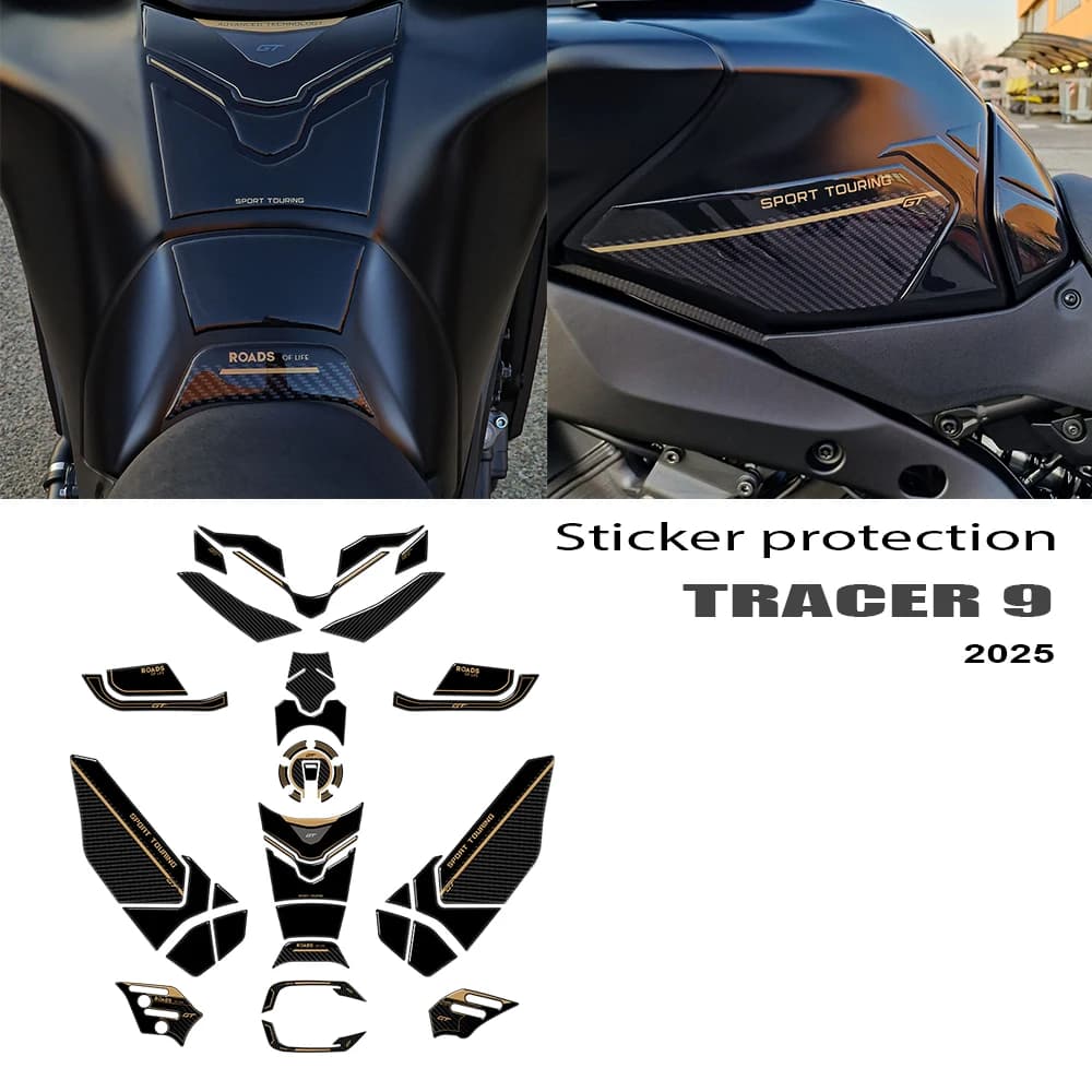Tracer9GT Accessories Tank Pad 3D Gel Epoxy Resin Stickers Kit For Tracer 9GT 2025
