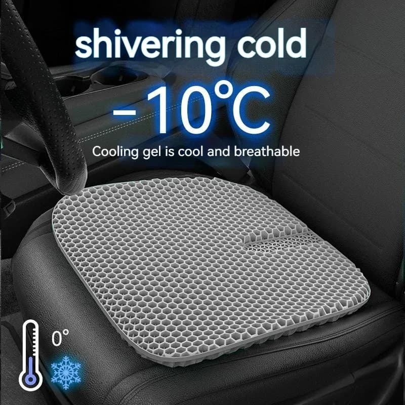 3D Honeycomb Car Seat Cushion Breathable Cool Gel Cooling Pad Universal Auto Honeycomb Butt Mat for Car Home Office Chair Pad