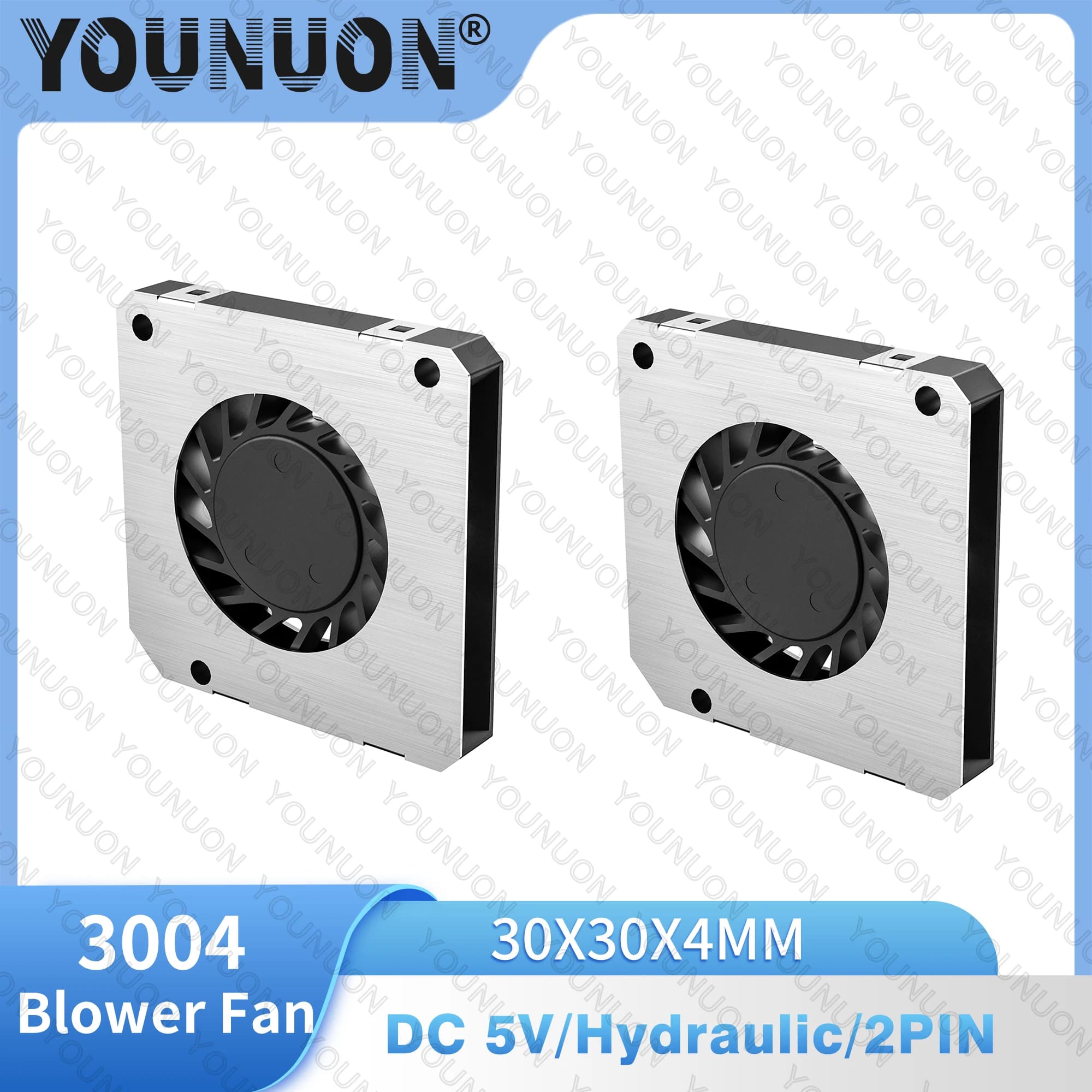Ventilatore ultrasottile in miniatura da 3 cm 30 mm 30x30x4 mm 3004 5 V 0,20 A, utilizzato per la dissipazione del calore a soffiaggio laterale del pannello piatto del proiettore