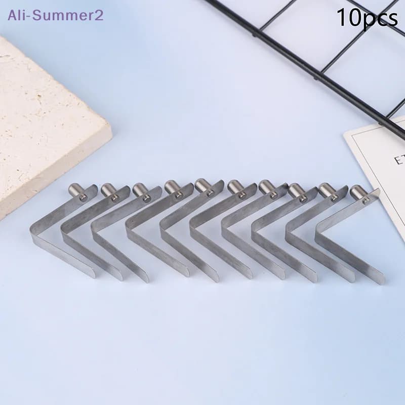 【Summer2】10 Pezzi Clip a Bottone Cavo Doppio/Singolo, Clip a Molla per Pagaia da Kayak, Blocco per Tubi di Tende, Clip a Molla per Tendalino Telescopico