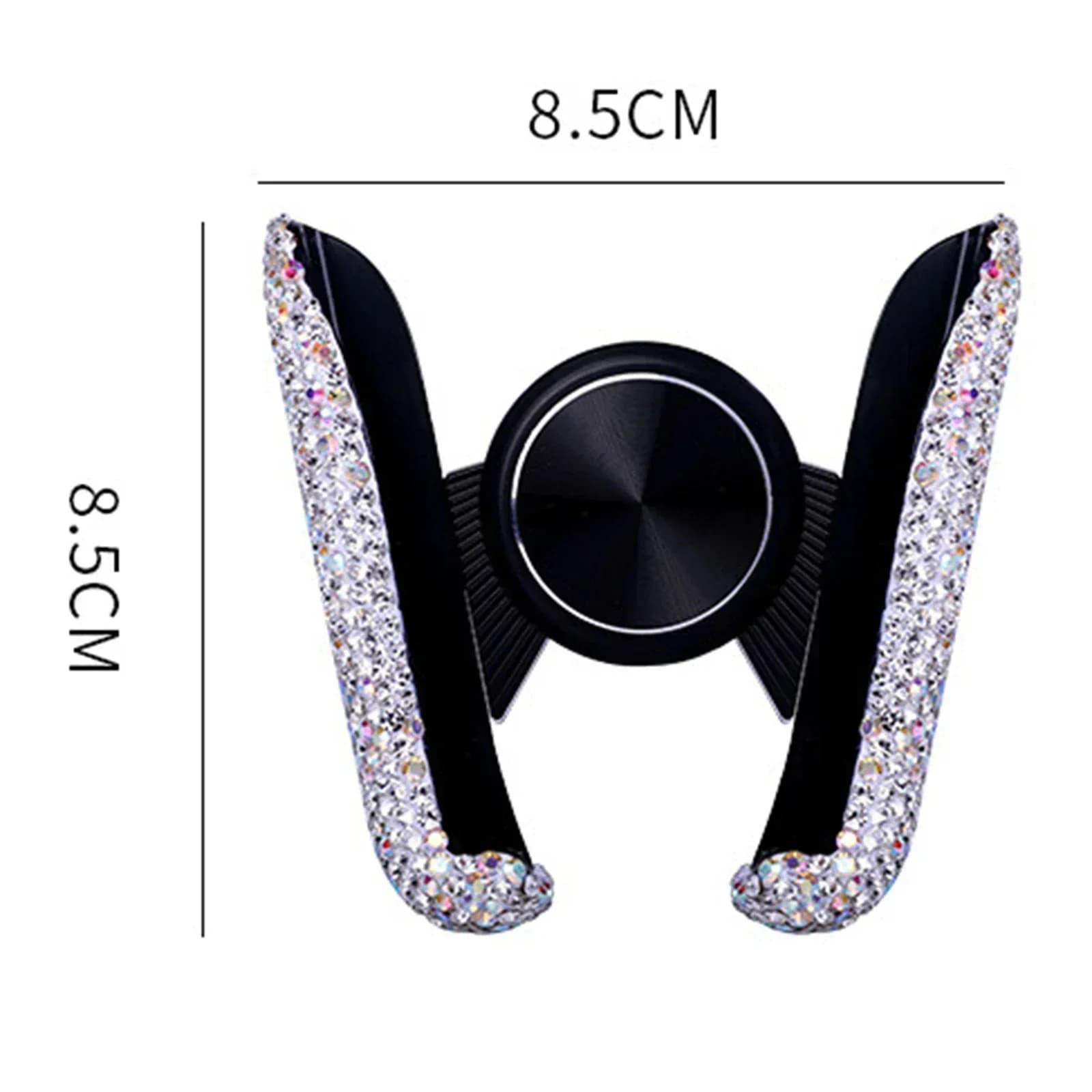Nuovo Supporto per Telefono da Auto con Cristalli Diamantati, Clip per Bocchetta dell'Aria, Supporto per Cellulare, Accessori Interni per Auto