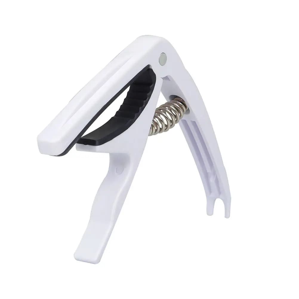 Capotasto Premium per Chitarra Compatibile con Chitarra Acustica, Elettrica, Classica, Ukulele, Banjo - Morsetto di Regolazione in Metallo - Set Accessori per Chitarra