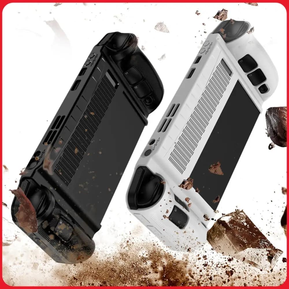Custodia protettiva antiurto in TPU con supporto, custodia protettiva antiurto, antiscivolo per accessori da gioco Lenovo Legion GO