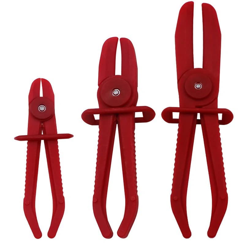 3 pz/set Nylon tubo morsetto strumento Set freno acqua carburante linea morsetto pinza mani libere strumento strumenti di riparazione auto tubo pinze