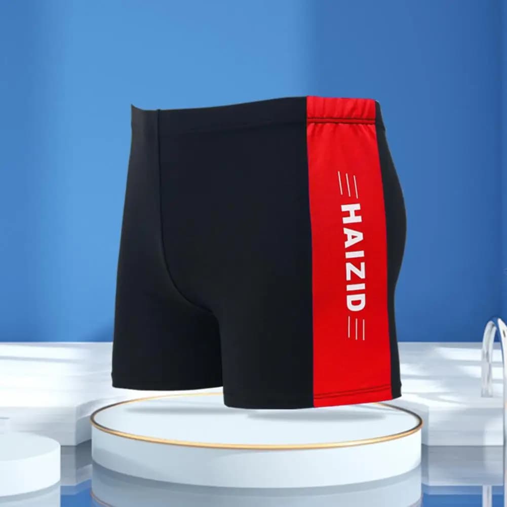 Men's professional water repellent shark skin competitive swimsuit swimsuit slip pants L-5XL