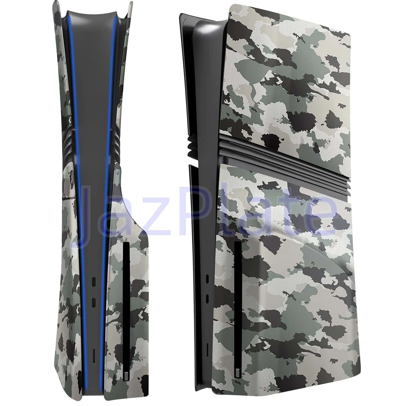 Piastra frontale di ricambio protettiva mimetica per PS5 PRO Disc Edition Cover ABS Shell compatibile con accessori PlayStation 5 Pro