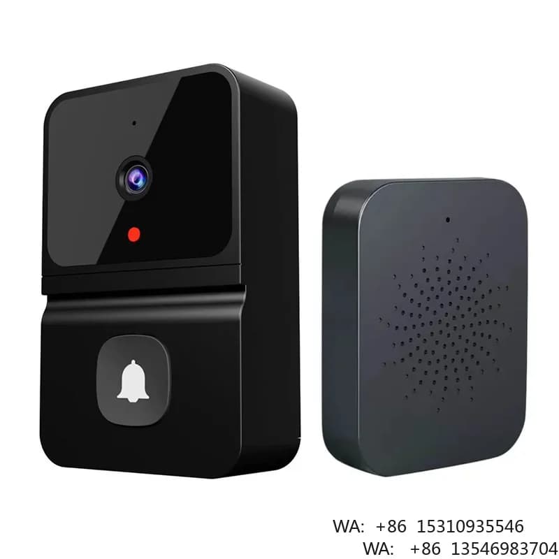 Campanello Video WiFi Smart 1080P per Casa, Campanello Wireless con Telecamera per Visione Notturna, Citofono Wireless