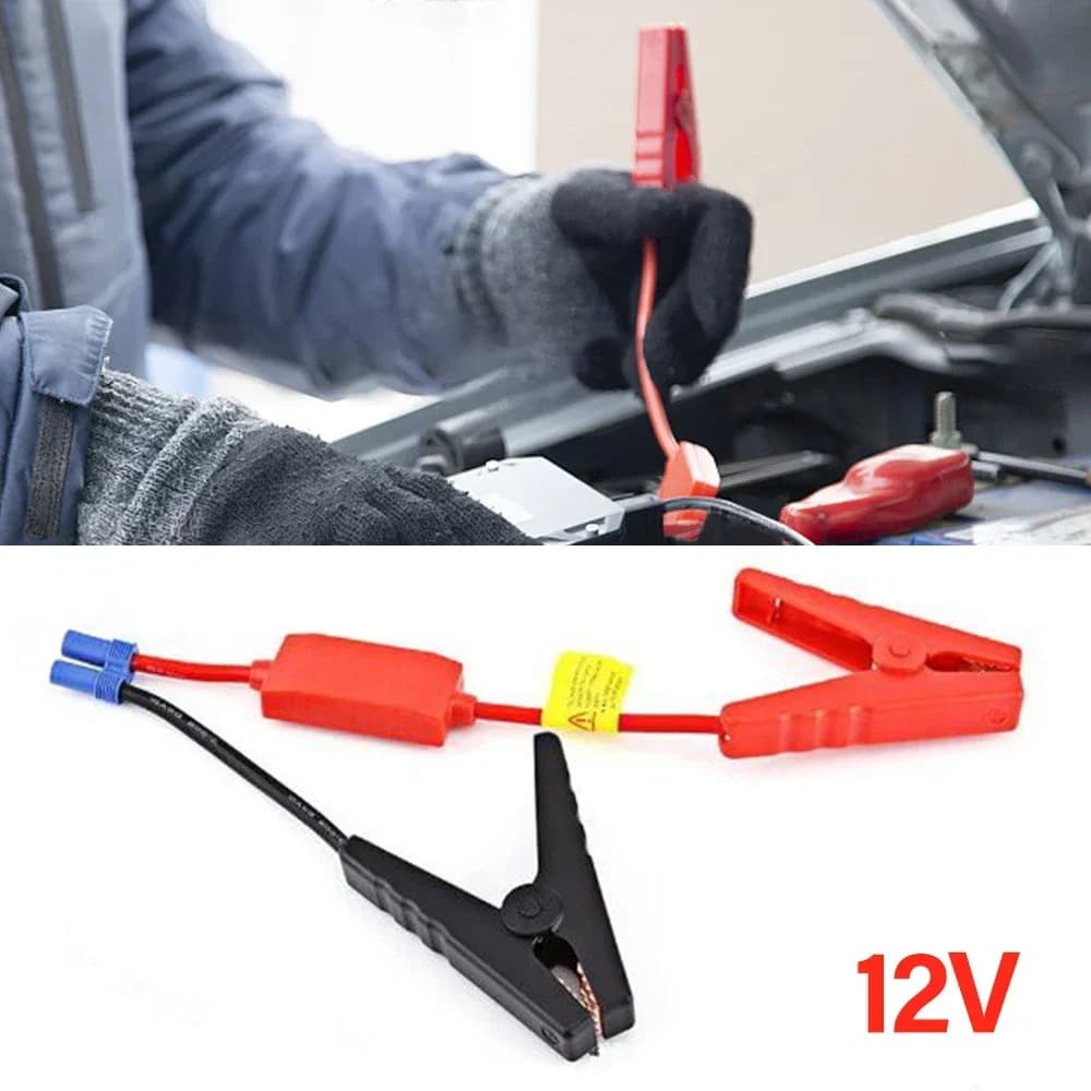 Clip di alimentazione per avviamento di emergenza per auto Morsetto per batteria di ricambio per autoveicoli Clip per batteria per avviamento di emergenza per auto portatile da 12 V