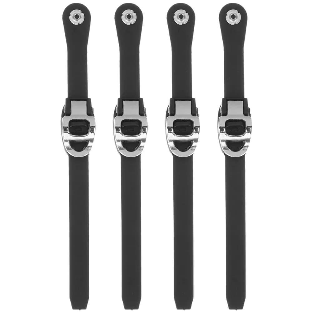 4 Pcs Ice Skates Tightening Straps Roller for Fixing Buckle Adjustable Bulk Hockey Buckles