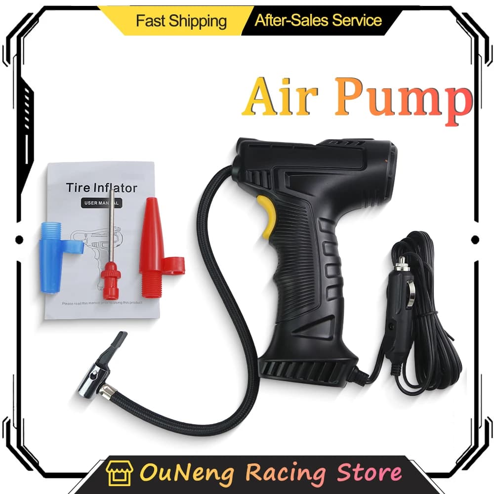 Compressore d'Aria Digitale Portatile - Gonfiatore Wireless 12V Ricaricabile per Auto, Bici e Moto
