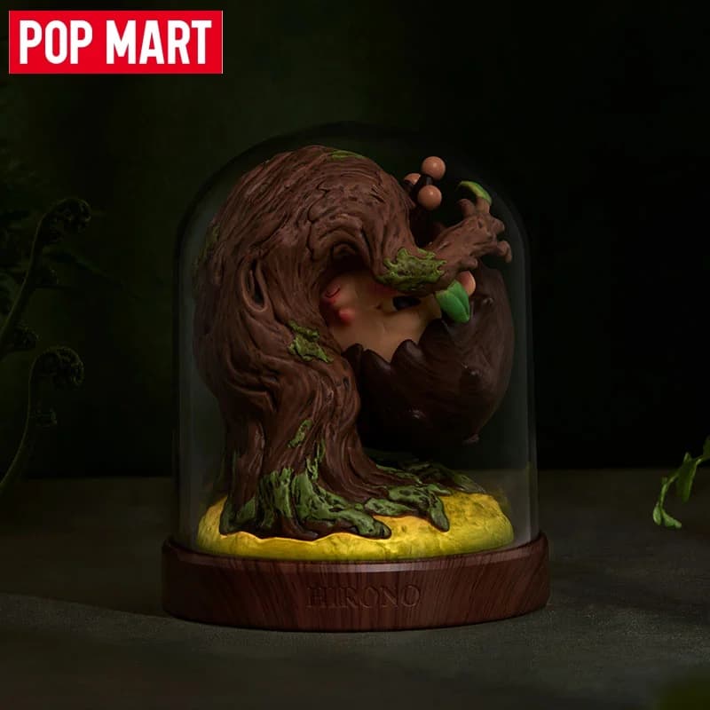 POPMART Hirono Famed Wild Grass Series Blind Box Originale Kawaii Giocattolo da Collezione Mystery Box Decorazione da Scrivania Regalo per gli Amanti degli Anime