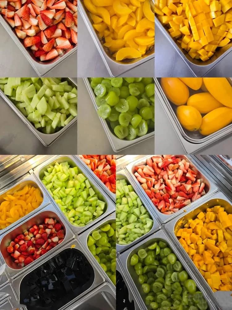 750W Stainless Steel Ice Cream Fruit Blender Spiral Mixing for Frozen Yogurt Ice Cream Hard Mixer Machine