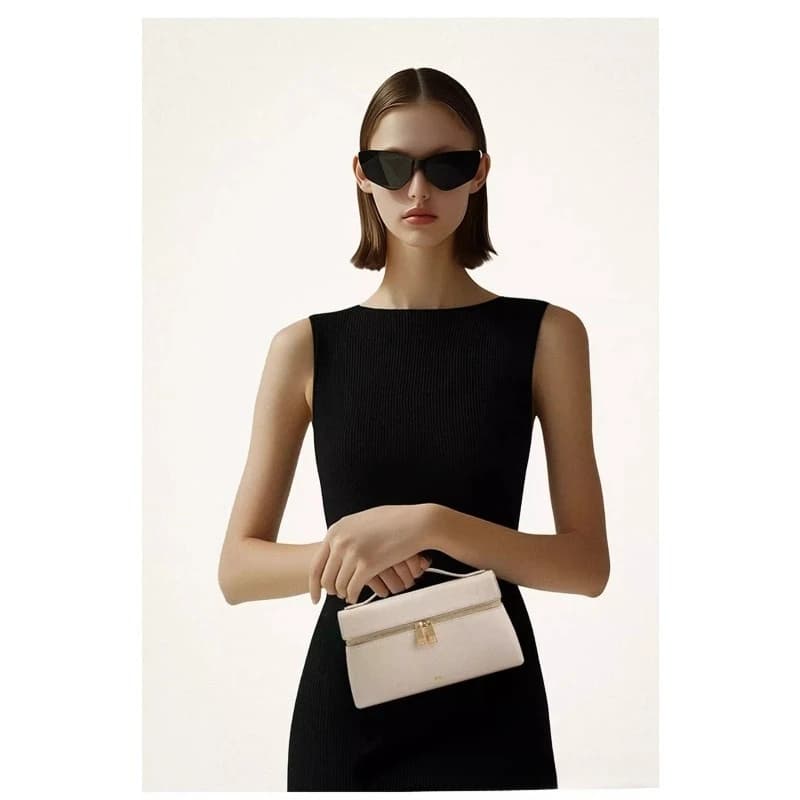 JW PEI Box Bag, nuova borsa a tracolla in vera pelle alla moda, borsa a tracolla, borsa da donna/borsa per il pranzo