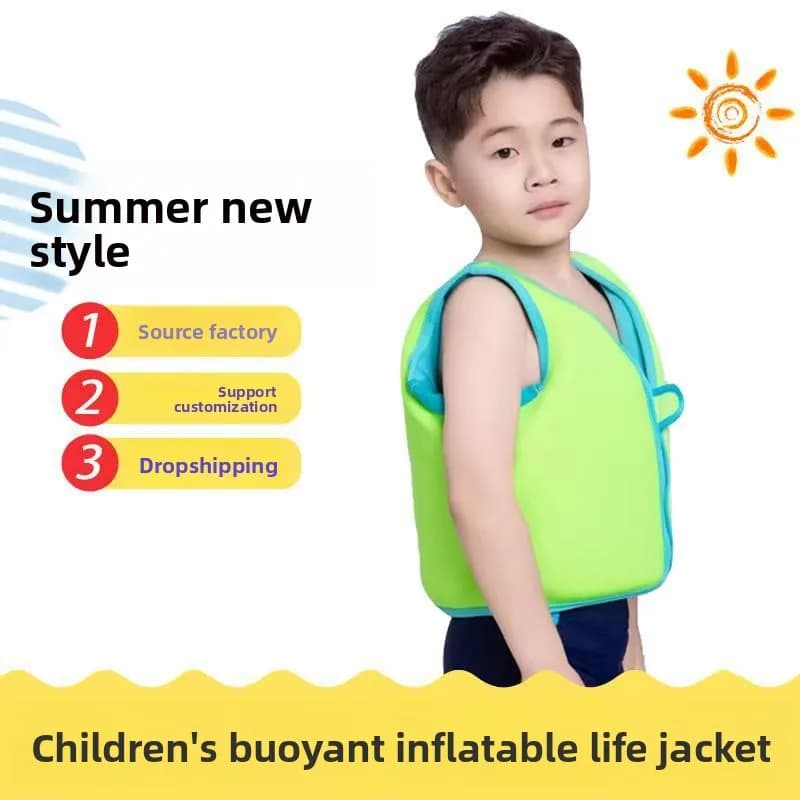 Giubbotto di salvataggio per bambini Costume da bagno per gilet di galleggiamento in schiuma anti-annegamento per principianti
