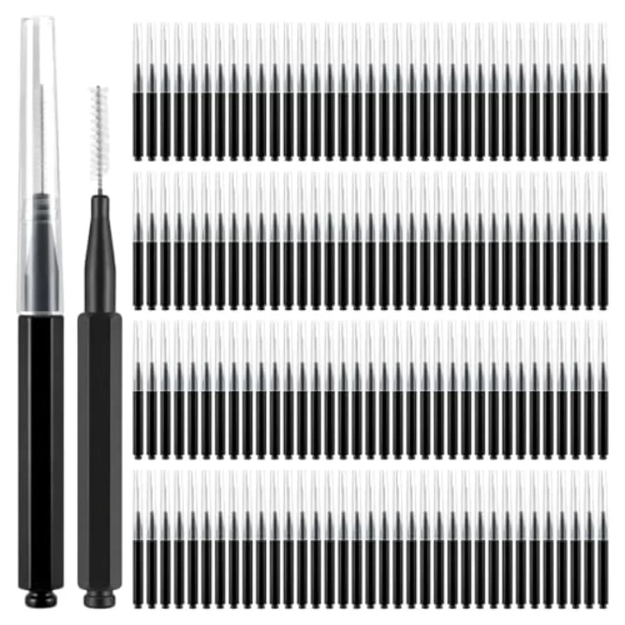 120 Pcs Interdental Brushes, Interdental Brushes Dental Cleaning Tools, Disposable Braces Brush for Teeth Interproximal Dental