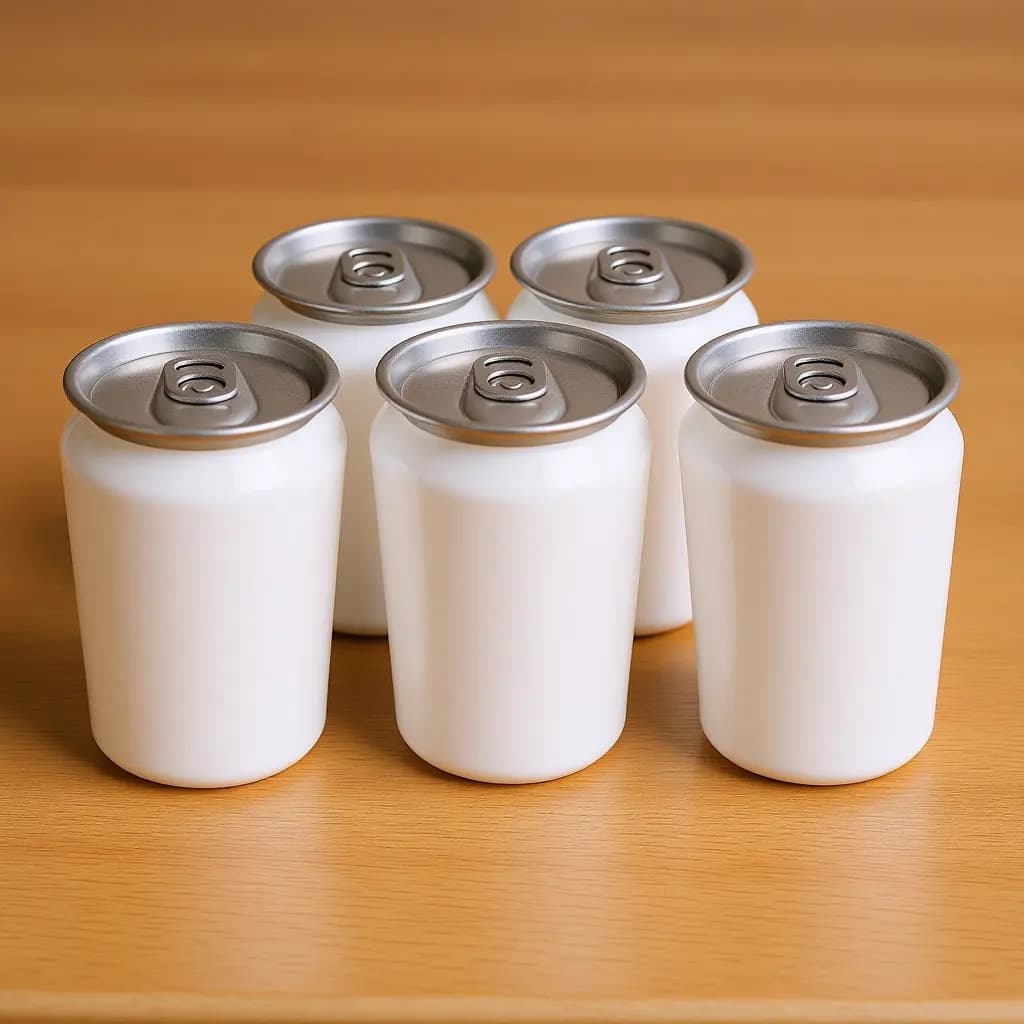 5 small transparent plastic bottles with caps, reusable containers for juices, milk and water, for travel, sensory games, rechargeable