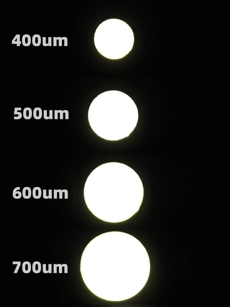 50-1000um Micro-Pore ottico Star-Point Piastra di apertura Piastra di interferenza Esperimento Piastra di griglia Piastra filtrante Imaging stenopeico