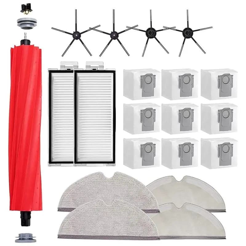 A63Z Upgrade For Xiaomi Roborock Q7 / Q7+ / Q7 MAX+ Main Side Brush Hepa Filter Mop Cloths Robot Vacuum Cleaner Replacement