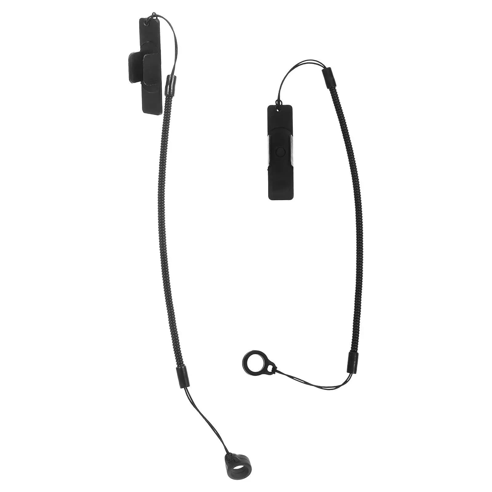 2 Pezzi Cinghie Elastiche Nere per Penna Stilo, Cordino Retrattile Anti-Smarrimento per Penna, Supporto per Disegno su Clipboard, per Tablet Touchscreen