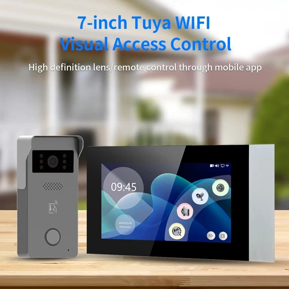 Kit videocitofono LP Campanello WiFi touch screen a colori