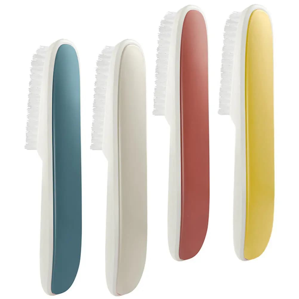 4Pcs Shoe Cleaning Brushes Soft Bristles Laundry Scrubbing Brush Clothes Washing Household Cleaning Tool Portable
