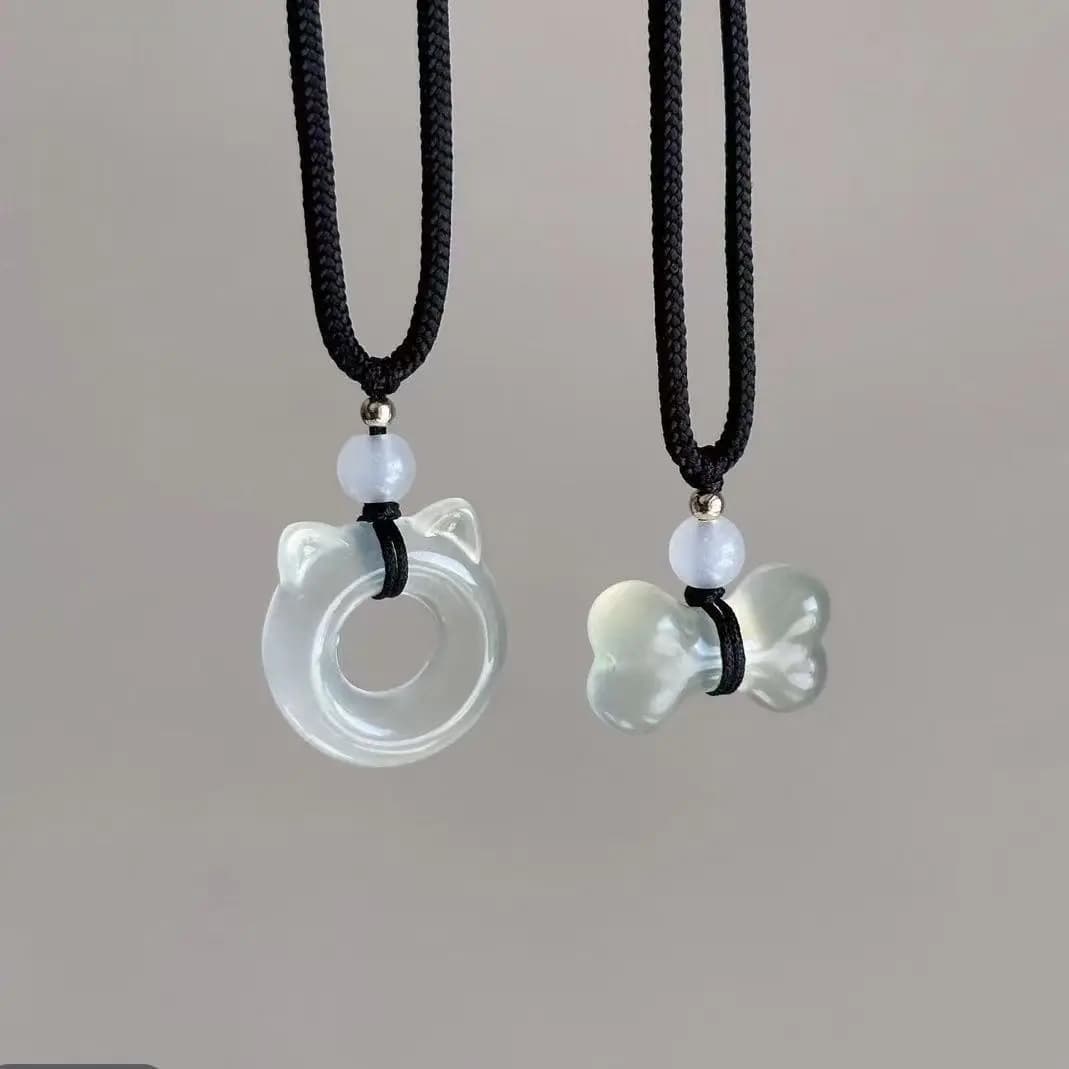 Puppy cat cat necklace bones exquisite cute pendant necklace couple gift for girlfriends