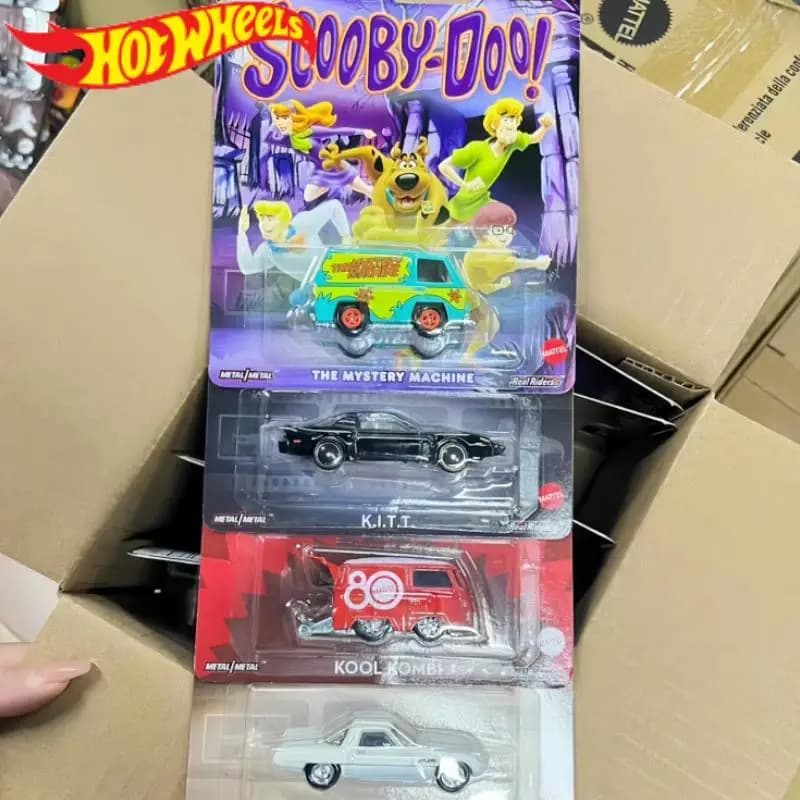 In Magazzino Ruote Senza Aperto Pop Culture 2025 Mix 1g Hxd63 Pressofuso Modello Da Collezione Auto Veicolo Caso Di 10 Modello di Auto Giocattoli Regali