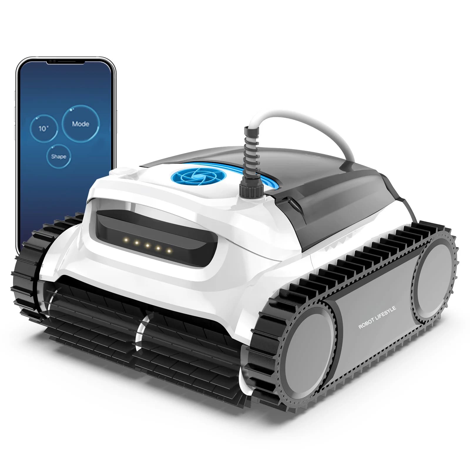 Aspirapolvere per piscina con cavo galleggiante da 18 m Robot Macchina per la pulizia delle piscine Motore brushless WY350