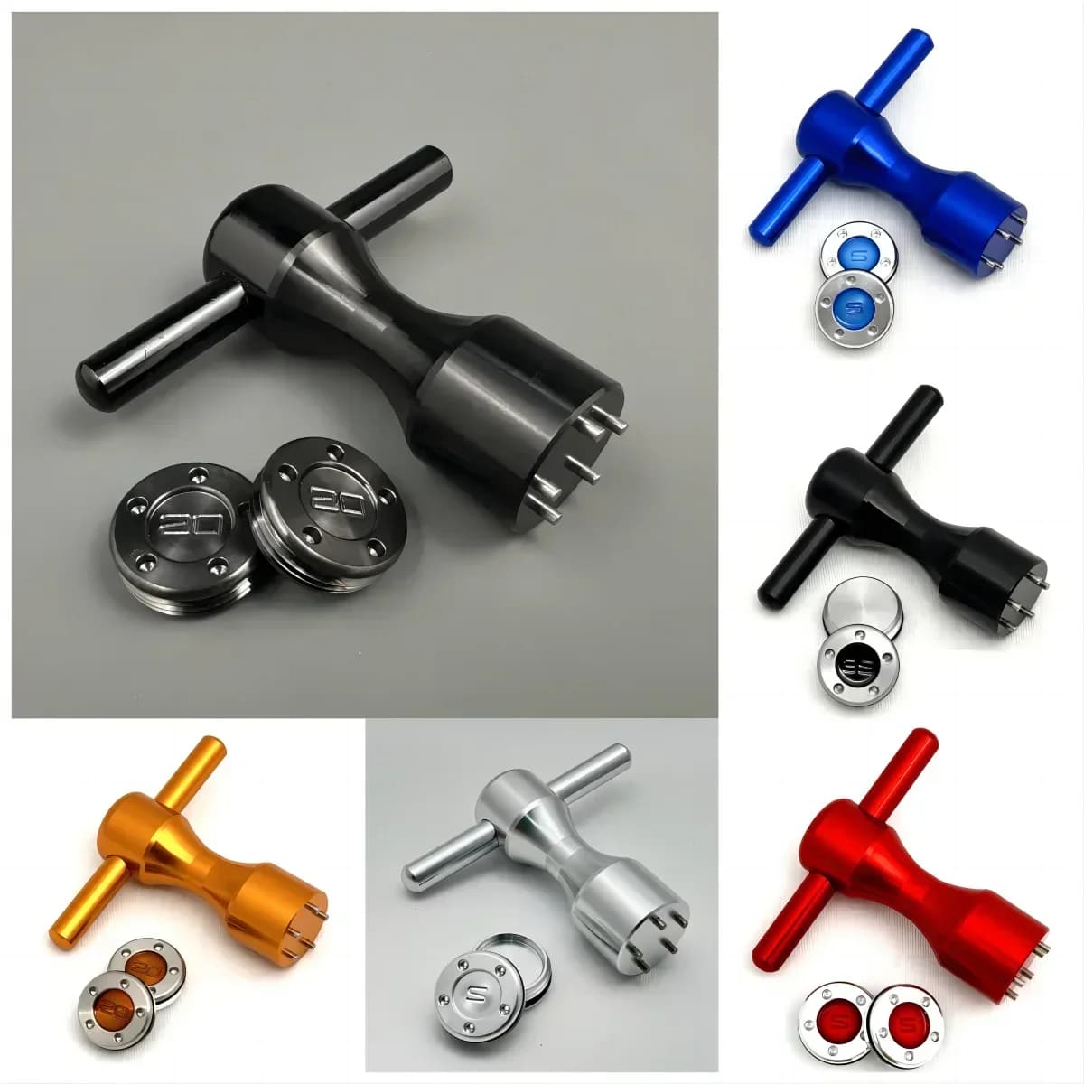 2 pieces for golf key kit 5g-45g for Titleist for Scotty-Cameron Putter for weights from GOLF key protective rubber rings