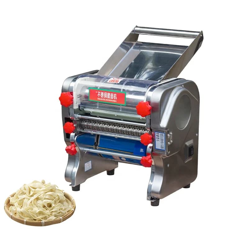 Macchina Elettrica Automatica per Pasta e Ravioli, Pressa per Impasto Commerciale e Domestica, Macchina per Fare la Pasta Fresca e Sfoglie di Pasta