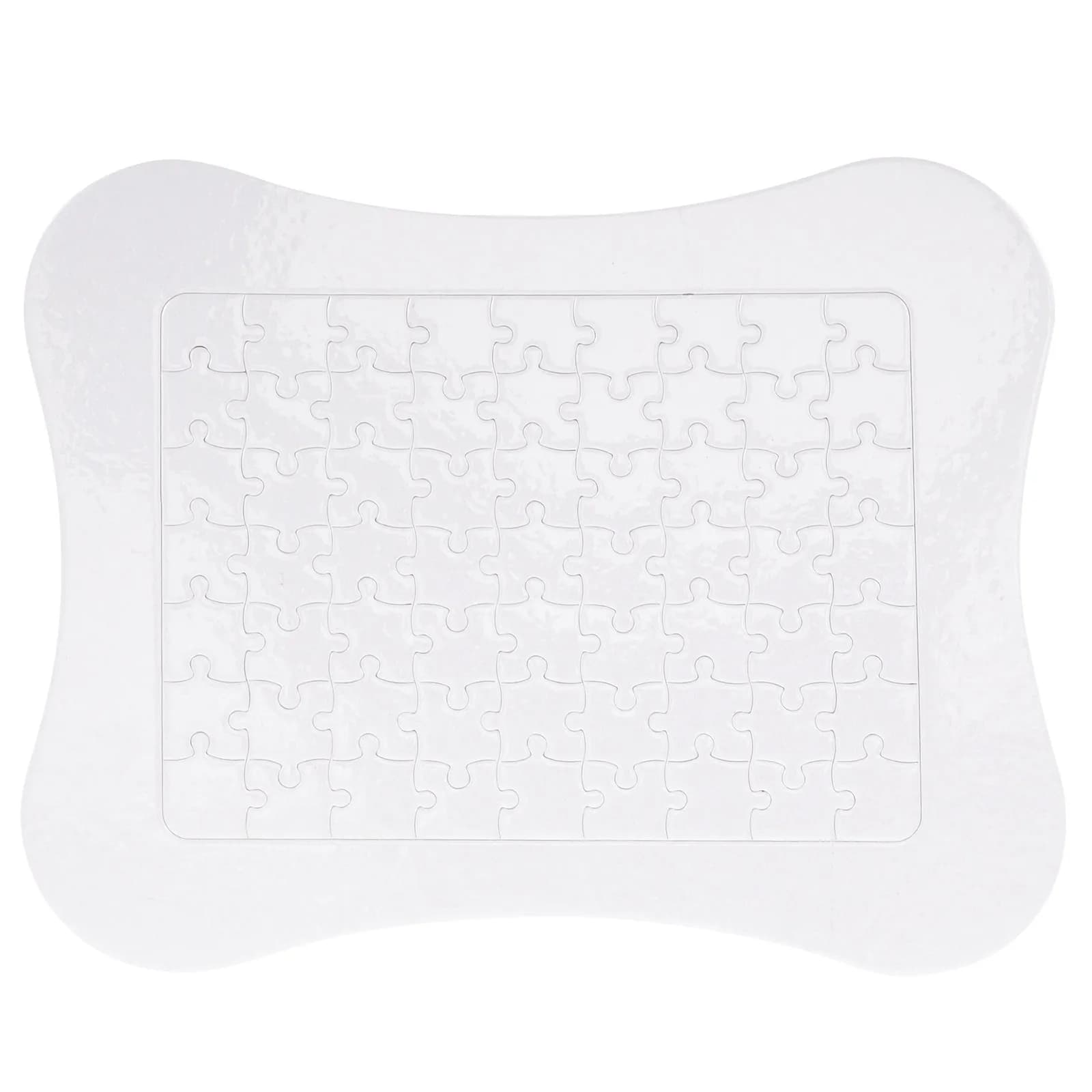 1Set DIY Blank Jigsaw Puzzle for Sublimation Transfer Thermal Heat Press Craft Paper Puzzle Pieces Classroom Party Family