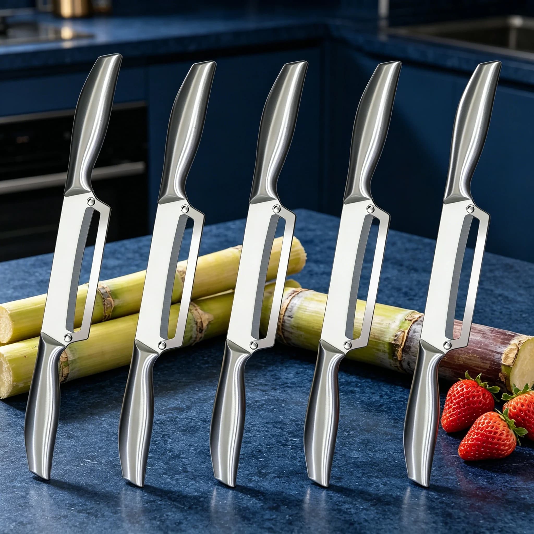 Multi-Functional Dual-Handle Peeler New Winter MelonPeeling Knife Sugarcane Hard Skin Scraper Ultra Sharp Blade Kitchen Tools