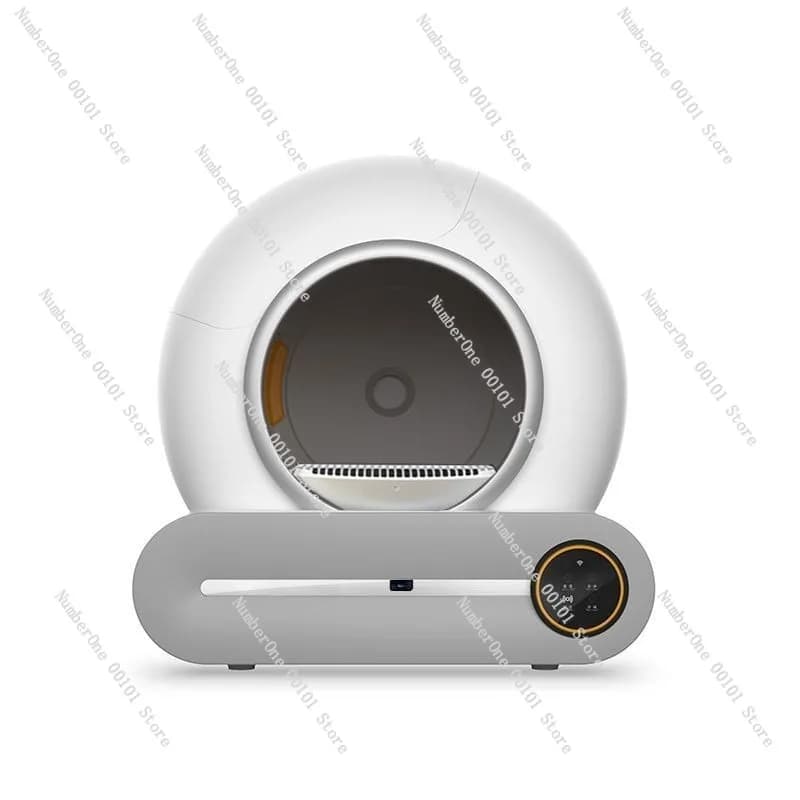 Lettiera per gatti intelligente completamente automatica con pulizia elettrica, design antispruzzo, rimozione dei rifiuti con rilevamento automatico, struttura deodorante