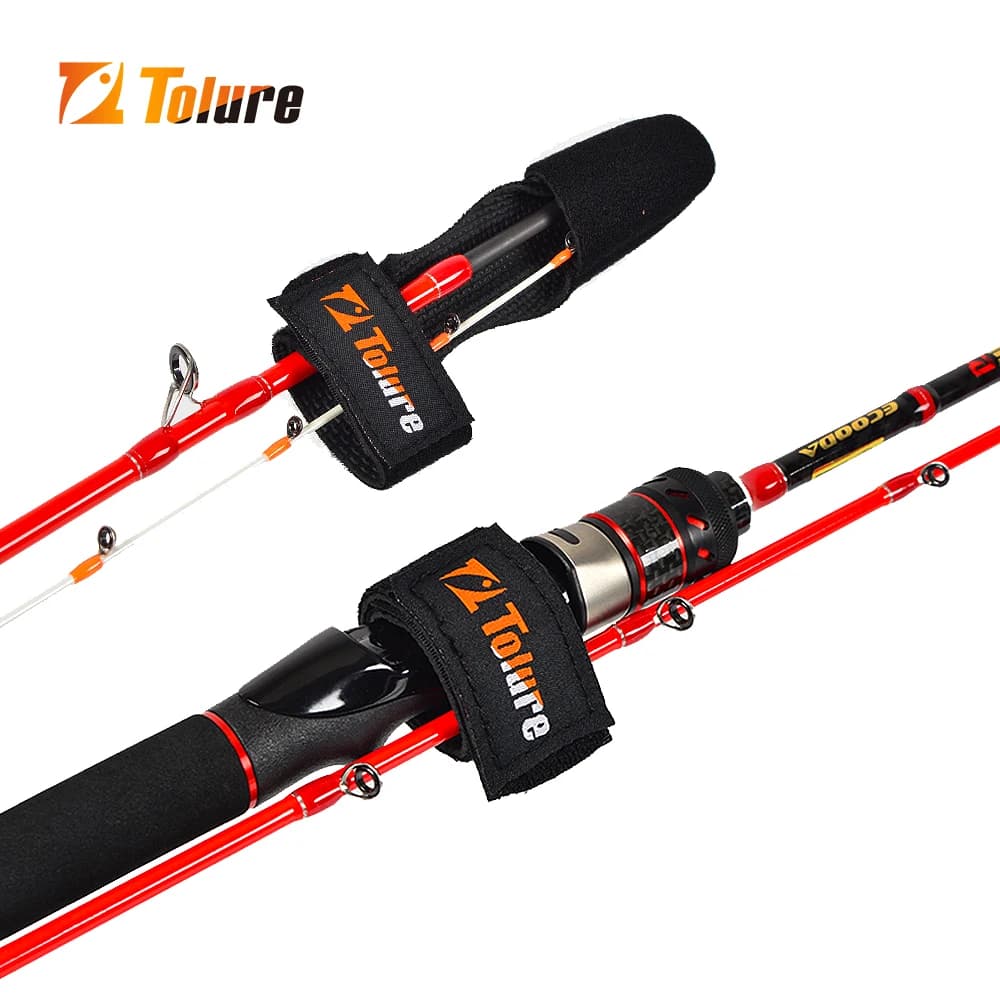 TOLU Fishing rod Belt/Push Cover Belt Belt Equipment Elastic wrapping strap Support for rod Fixing handles Fishing accessories