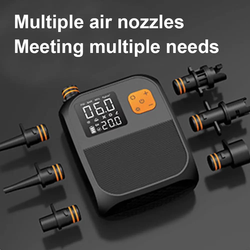 SUP Boat Accessories 20PSI High Pressure Portable Air Compressor Stand Up Paddle SUP Pump Electric Air Pump for Kayak Kite Wings