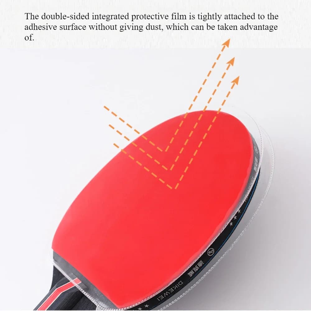 1PC Protective Film for Ping Pong Rack Lower Double Sided Protective Film for Special Rubber Ping Pong Rack