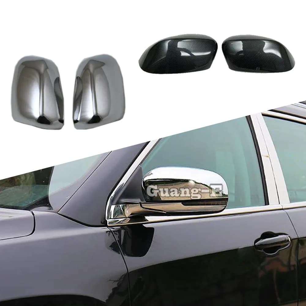 For Jeep Compass 2017 2018 2019 2020 2021 2022 Styling Decoration Back Rear View Eyebrow Side Door Mirror Cover Stick Trim Frame