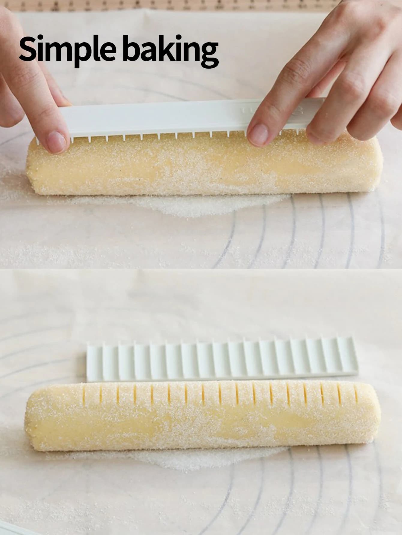 Set di 8 Righelli per Biscotti in Stile Giapponese, Regolatore di Spessore per Torte Arrotolate, Strumento Facile da Usare per Misurare e Regolare lo Spessore dei Biscotti