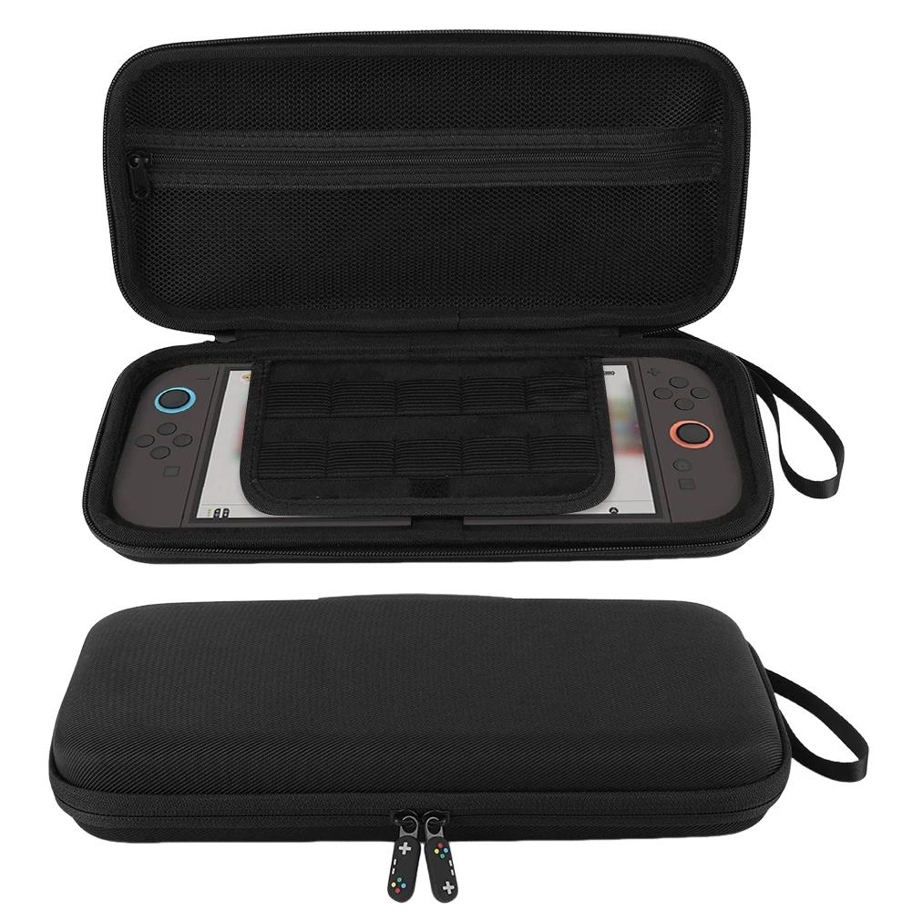 Custodia da trasporto in EVA per Switch 2, borsa portatile con porta 10 schede di gioco, organizer per console da gioco portatile Switch 2