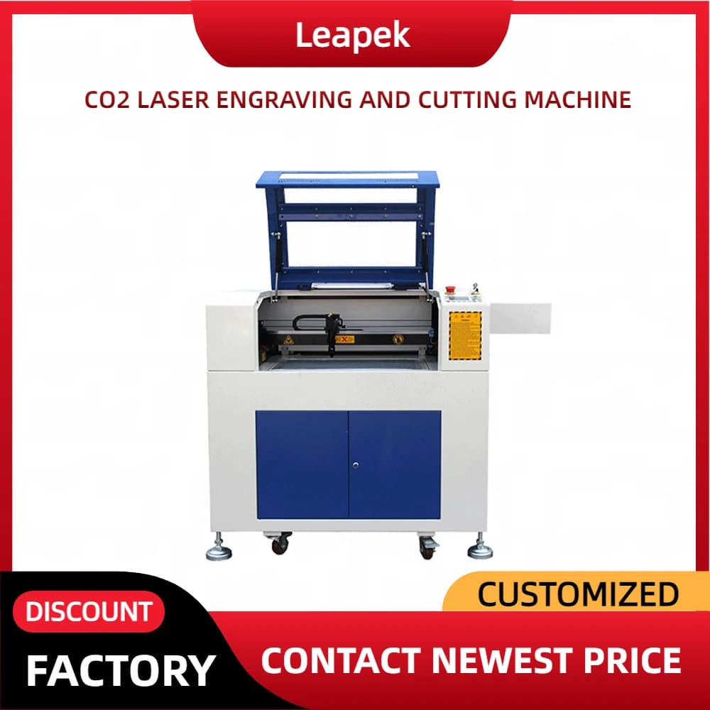 Incisione laser 6090 1390 1610 Ampia area di lavoro 80w 100w 150w Ruida Macchine per incisione laser Co2 per non metalli
