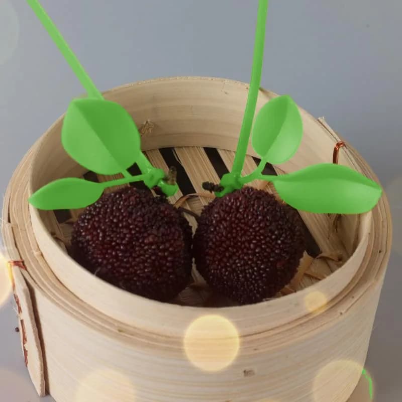 1/3/5/10pcs Leaf Shape Zip Ties Heavy Duty Self-Locking Plastic Cable Ties Reusable Decorative Plant Ties for Indoor Outdoor Gar
