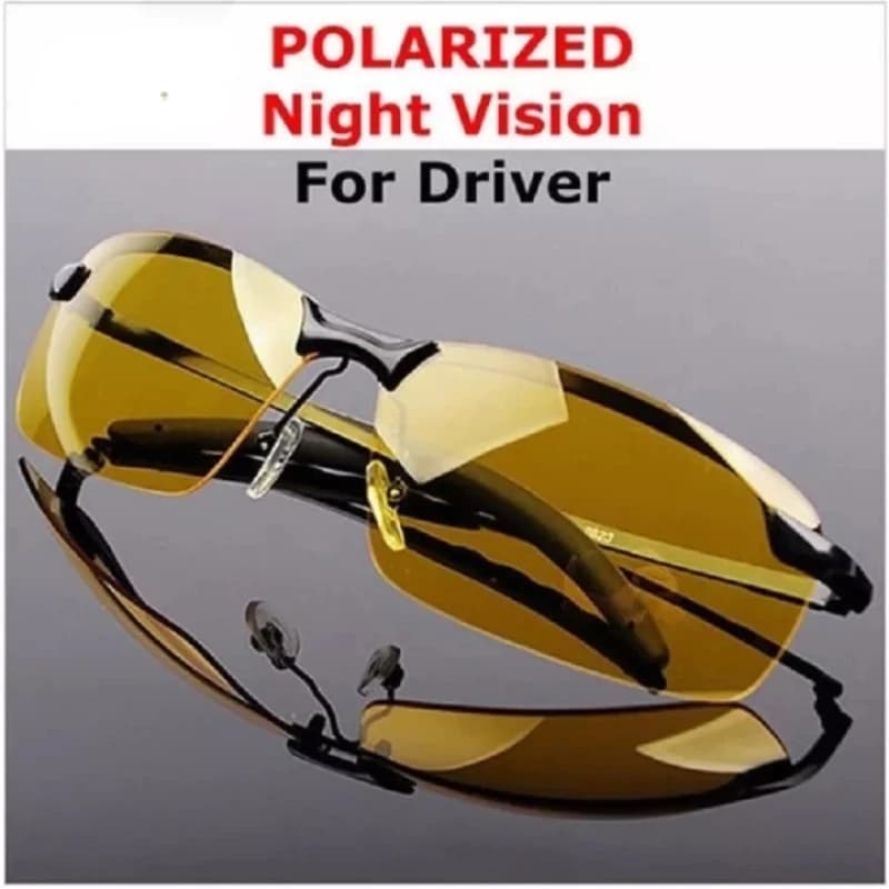 Polarized Sunglasses Night Vision Glasses With Frame For PC Sunglasses For Outdoor Sports Sunglasses For Night Vision Driver